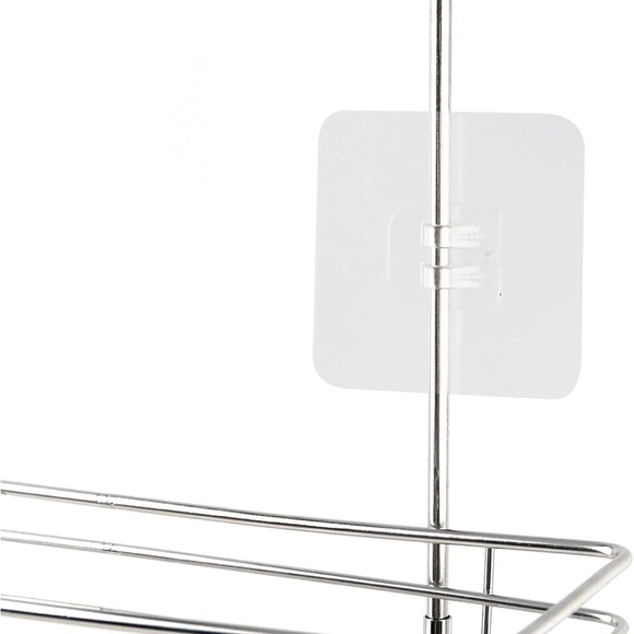 Silver Over-the-Door Shower Caddy (060) - Picture 6 of 6